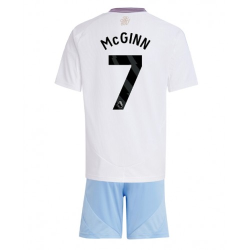 Dětský fotbalový dres Aston Villa John McGinn #7 2024-25 Venkovní Krátký Rukáv (+ trenýrky)